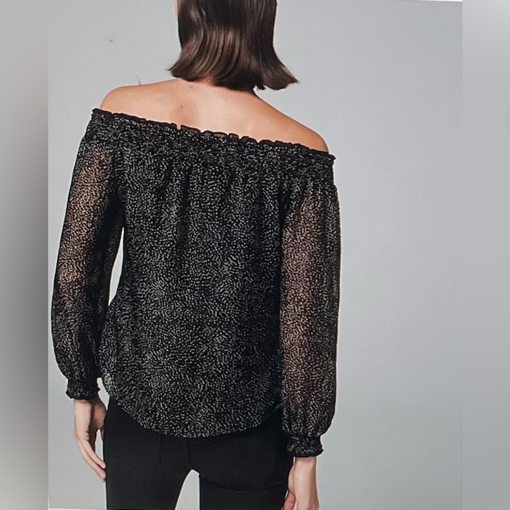 NWT WHBM Off the shoulder blouse XS - Picture 3 of 16